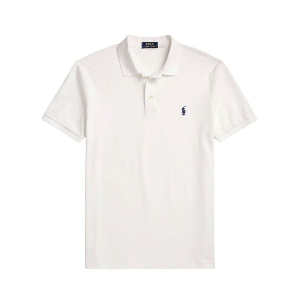 Polo Ralph Lauren Mens Classic-Fit Soft Polo Shirt Medium White - NWT